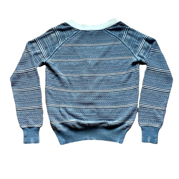 PAUL SMITH Blue And White Cardigan Sweater - Picture 3 of 4